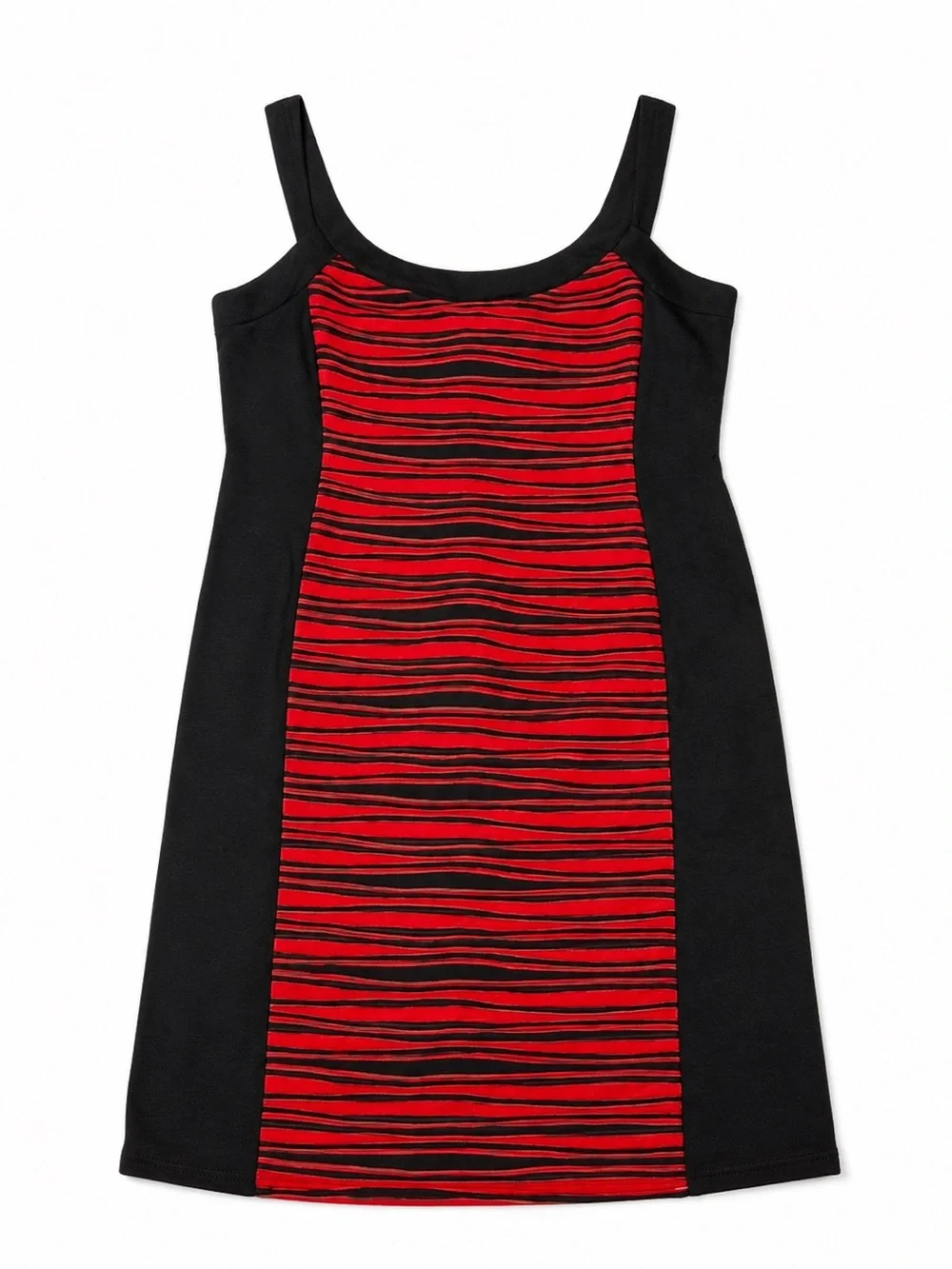 R&M Richards Size 10 Black Red Stripe 2pc Jacket Dress Set Wedding Guest Mother